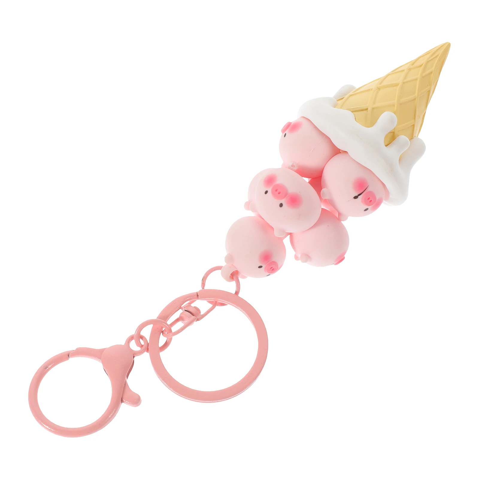 

Ice Cream Keychain Animal Car Accessory PVC Creative Gifts Boyfriend Birthday Souvenir Commemorative Small Gift For Him Her