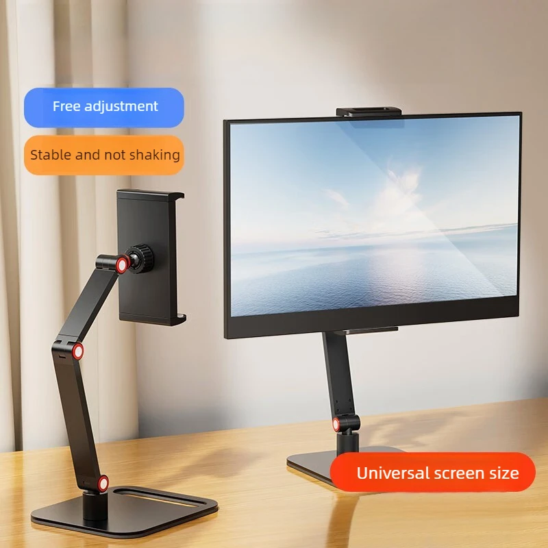 

Portable Monitor Display Holder Mobile Phone Desktop Storage Holders Multifunctional Tablet Holder Office Foldable Storage Rack