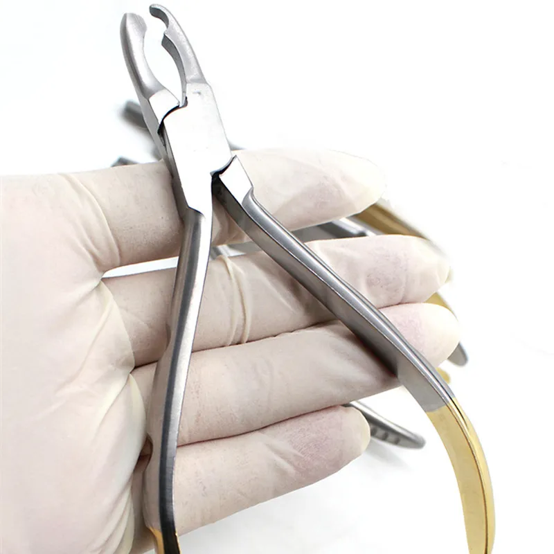 Dental Crown Crimping Contouring Johanson Plier Stainless Steel Hemming or Necking Forceps Instruments Medical Tools Dentistry