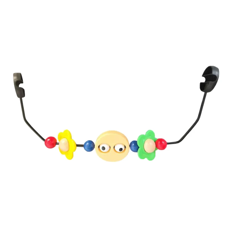 1pc Giocattolo Rack Per Il Bambino Buttafuori Passeggino Arco Giocattolo Per Il Seggiolino Auto Per Il Bambino-Safe Perno di Legno Giocattolo Rack Baby Buttafuori Accessorio