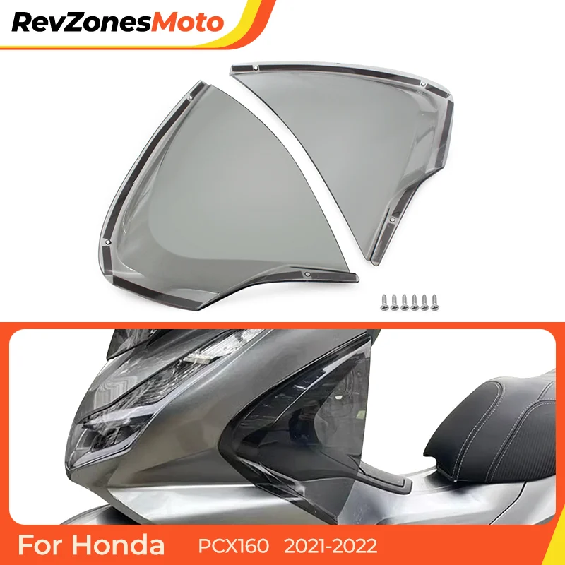 

Motorcycle Side Leg Fairing Guard Protector for Honda PCX160 2021 2022 Wind Deflector Spoiler Lower Cowling Cover ABS Plastic