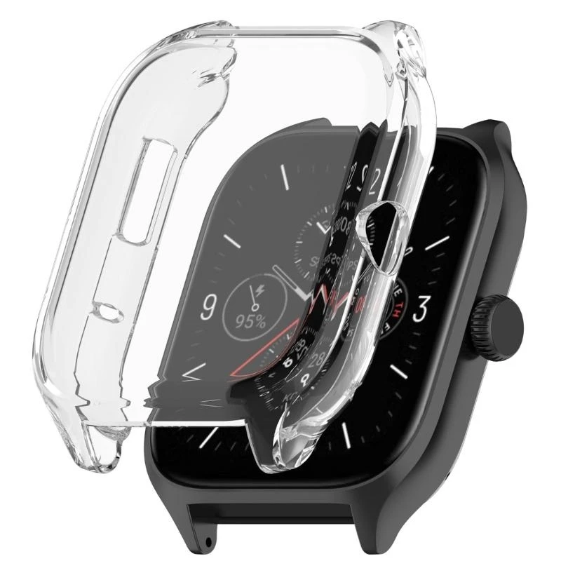 Für 4 Smartwatch Soft Screen Protector Film+Case All-Inclusive-Stoßfänger-Shell
