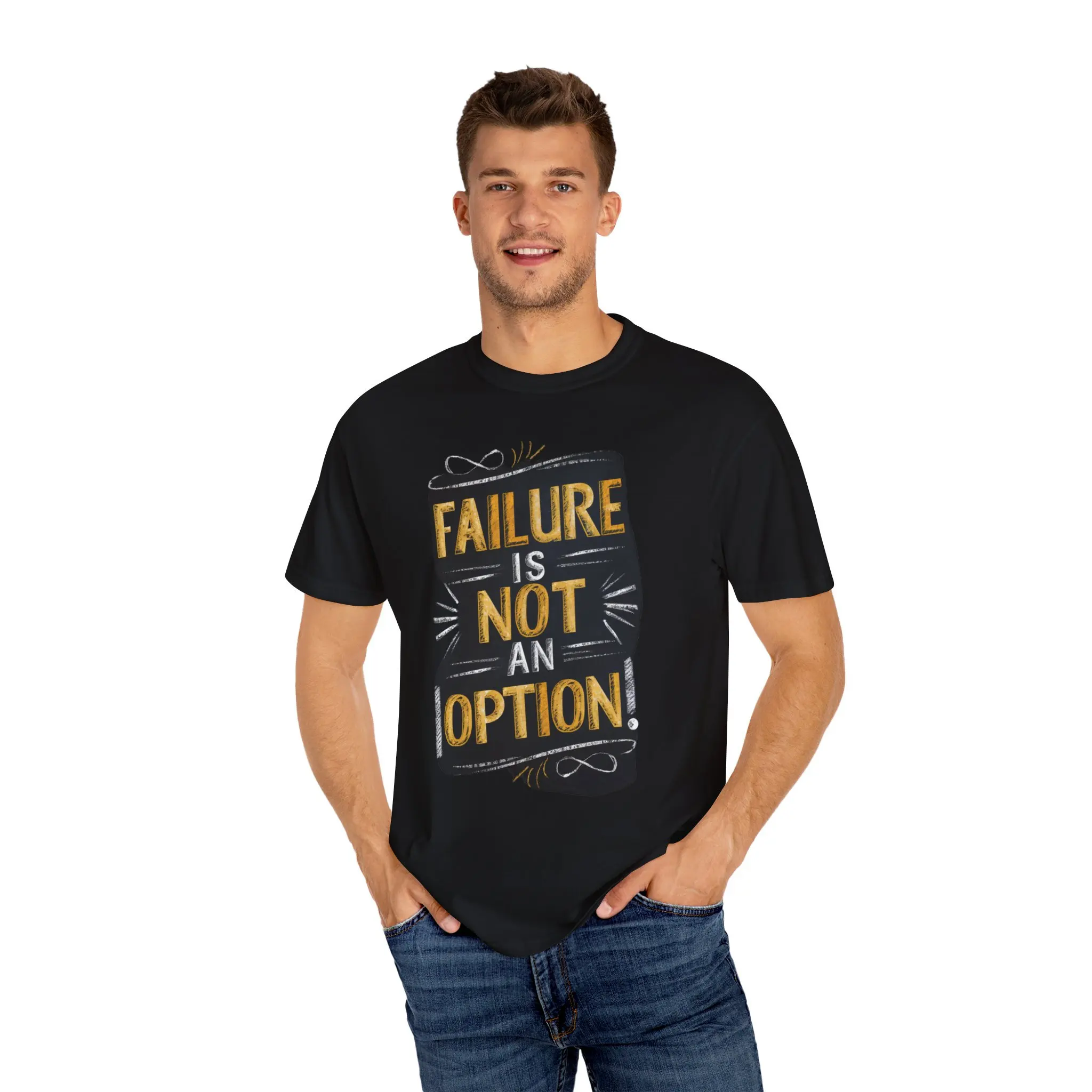 Motivational Decision T-Shirt No Failures Tee Choice Options Clothing Inspirational Tee Mindset Appael Top Determination Tee