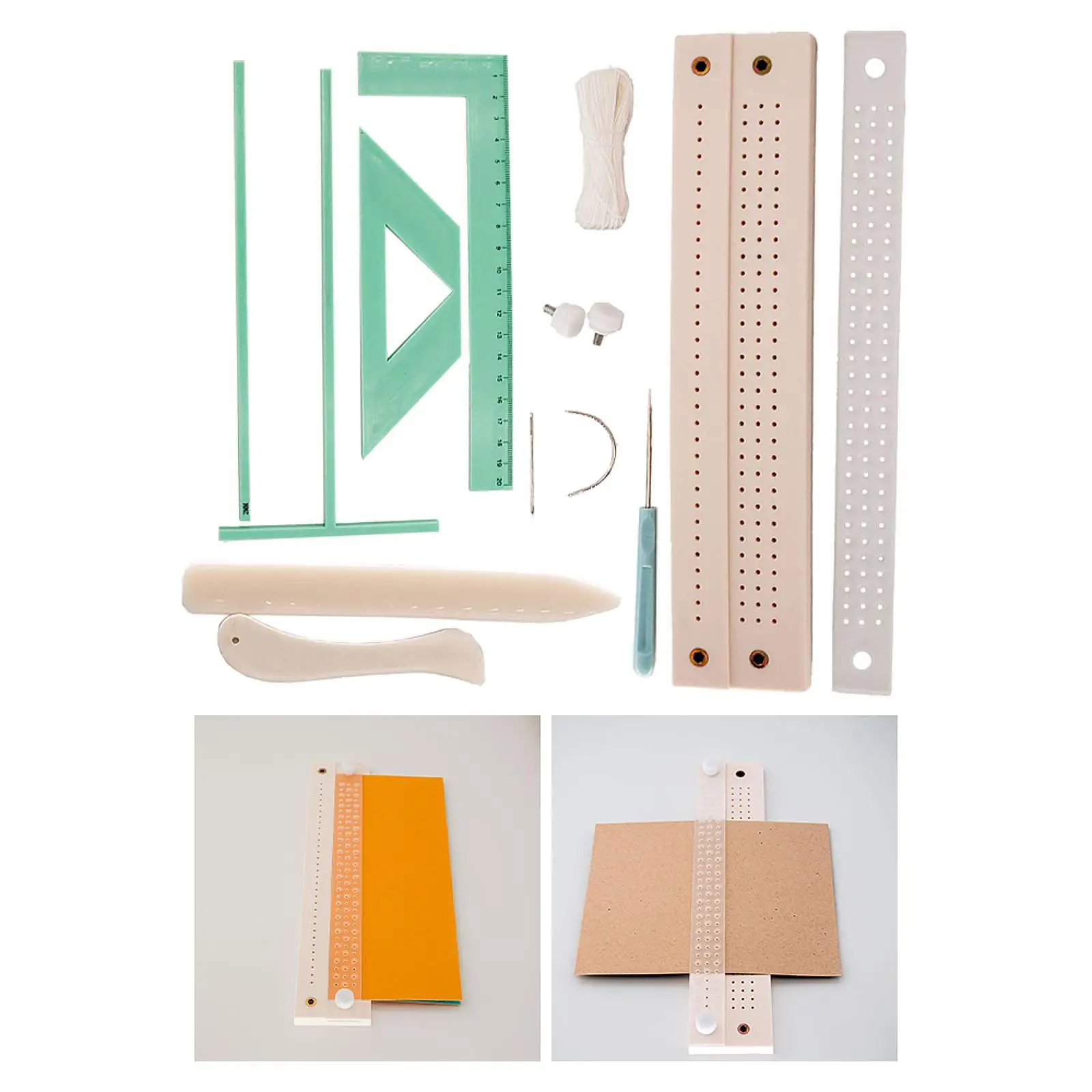 Book Binding Kits Complete Bookbinding Supply Cradle Tool Punch Guide for Scrapbooking and Planner Projects