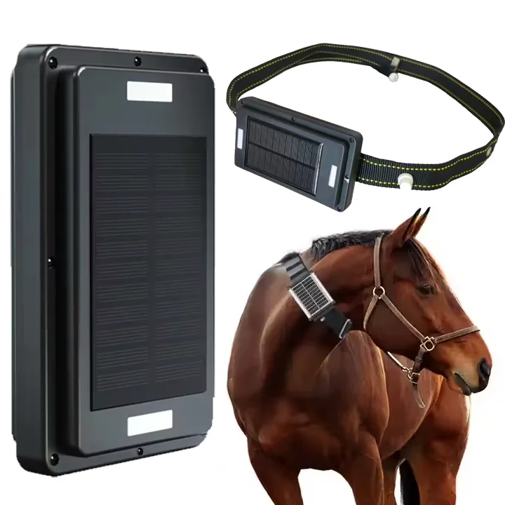 

GPS Collar Tracker Solar Power Tracking Device Pet Tracker Gps Charger Collar Electric Devices Livestock Cattle Animal Plastic