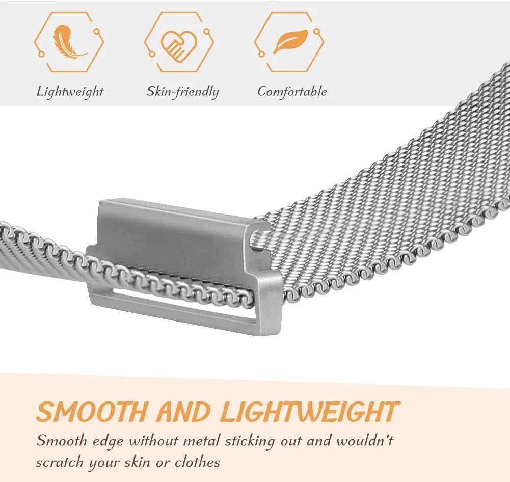 20mm 22mm magnetic strap For Samsung Active 2 40/44mm Gear S3 bracelet Huawei GT/GT2/2e Galaxy watch 4/4 Classic 3 45/42mm band