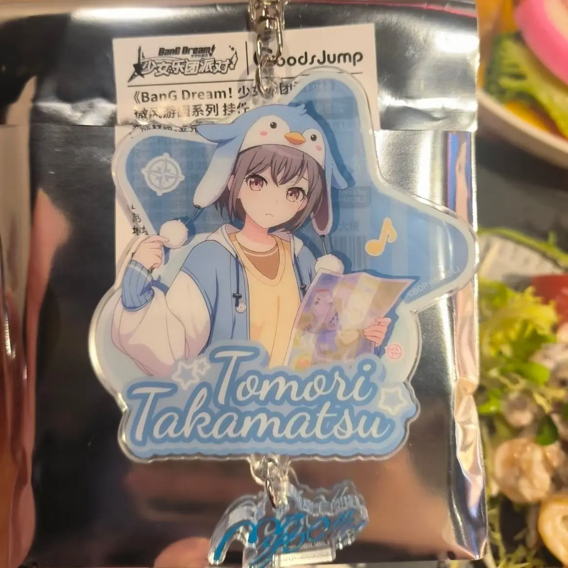 BanG Dream! Keychains for Women Accessories Bag Takamatsu Tomori  Keyrings Jewelry Fans Gifts
