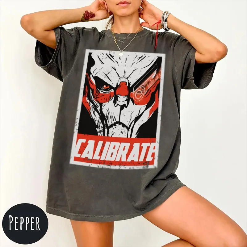 Camiseta Garrus Vakarian Mass Effect: camiseta de algodón holgada y transpirable unisex de verano para jugadores de videojuegos de ciencia ficción RPG