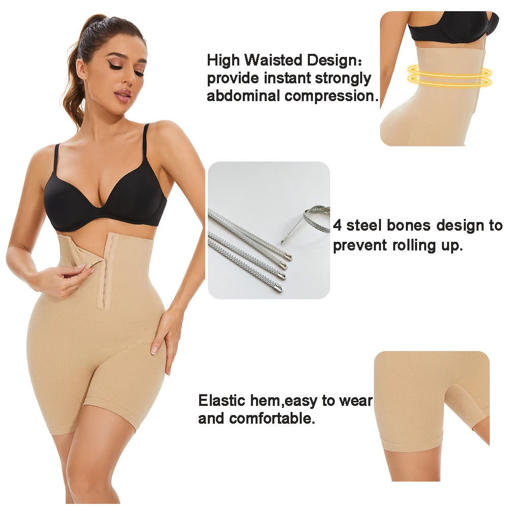 SEXYWG Tummy Control Body Shaper High Waist Shaper Shorts Flat Belly Panties Slimming Shapewear Seamless Waist Cincher Underwear