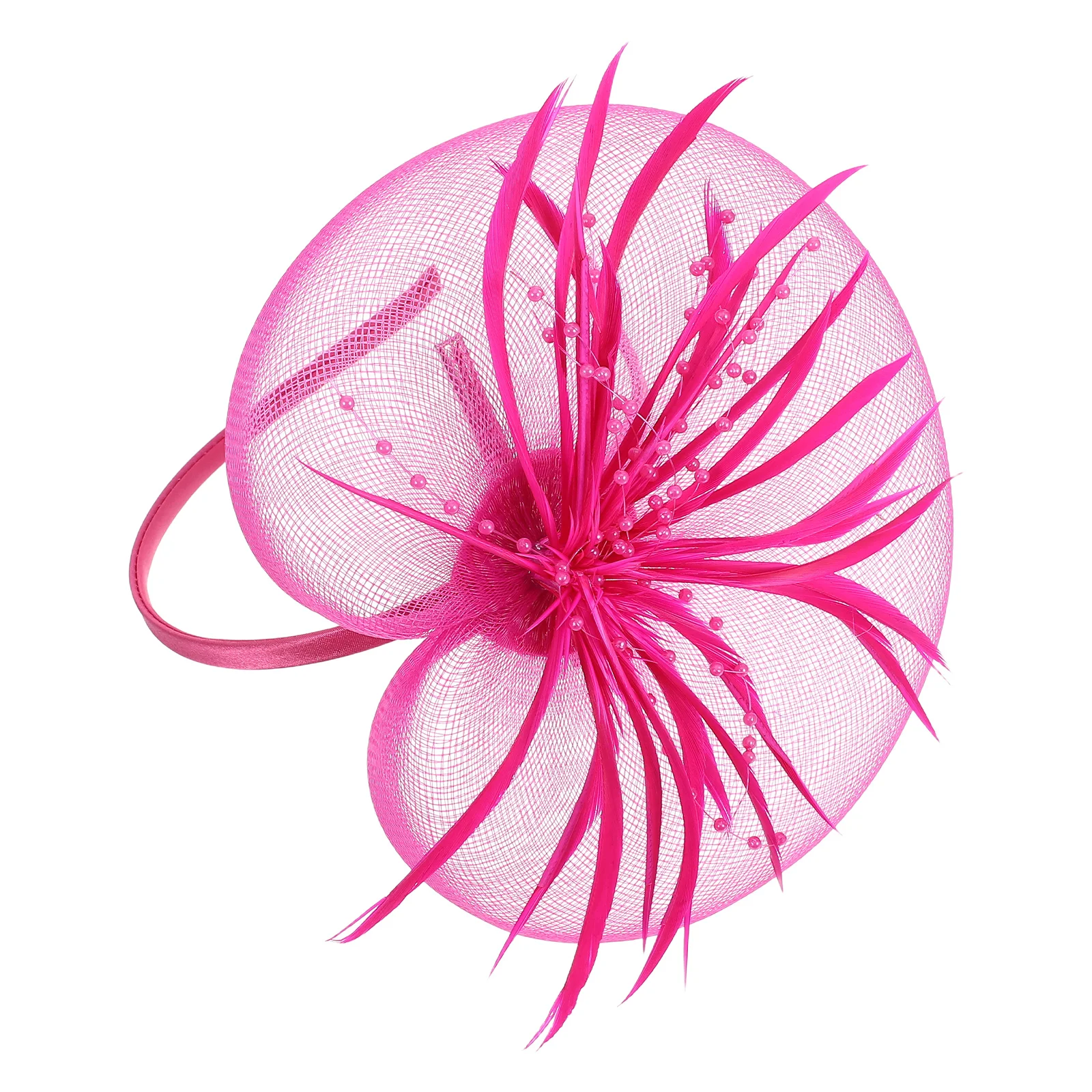 

Golden Headb Hair Accessories Elegant Bow Clip Party Headwear Ladies Wedding Guest Headdress Hairstyle