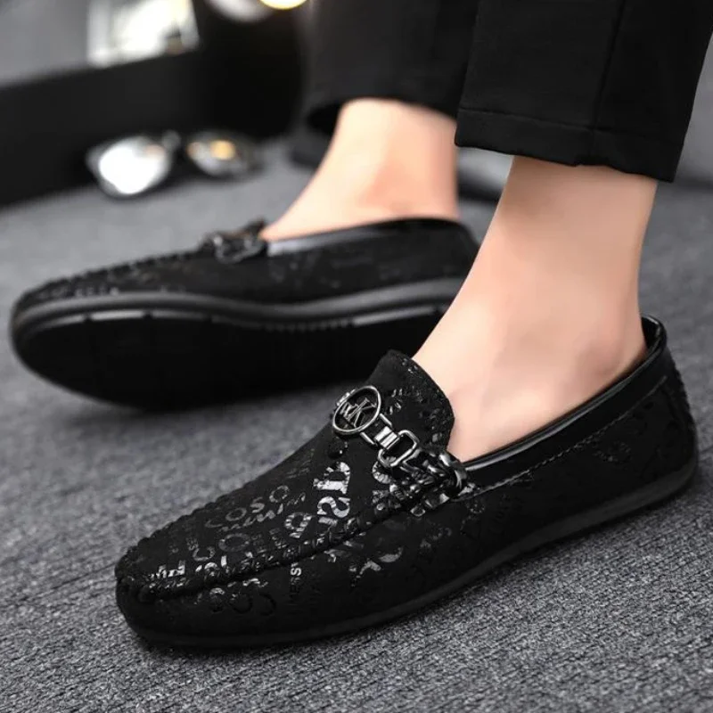 Loafers New In Male Casual Shoe Fashion 2024 Designer Luxury Sale Elegant Promotion Men\'s Leather Shoes Footwear Offer Summer Pu