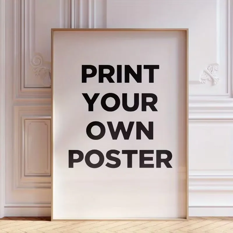 Custom Print Your Own Posters High-quality Canvas Print Movie Wedding & Family Poster Picture for Living Room Bedroom Home Decor
