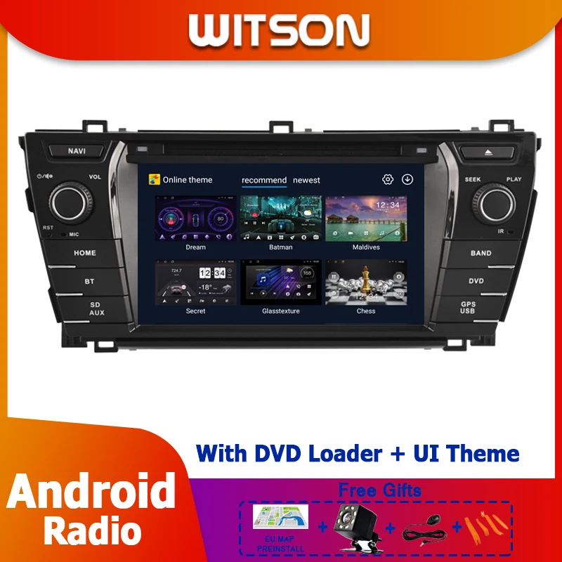 

7" Car Radio OEM DVD Player For Toyota Corolla E170 E180 2014-2016 WIFI GPS Stereo CarPlay Player