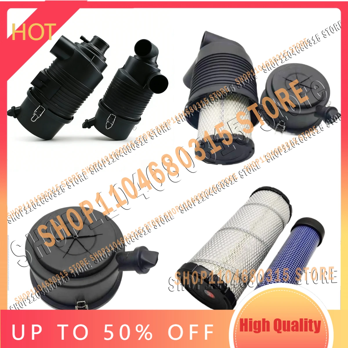 

Корпус воздушного фильтра в сборе для экскаваторов PC30, ZAX 55, 305 YM, 4TNV94/98, внешняя крышка двигателя