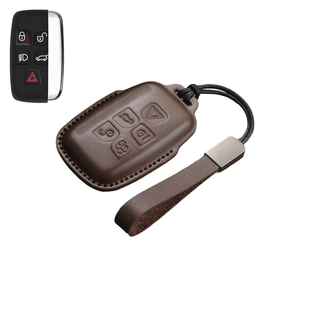 Protective Case Car Key Cover For Land Rover Range Rover Evoque Discovery Sport Velar For Jaguar XE XF E-Pace F-Pace 2011-2026 - view 3