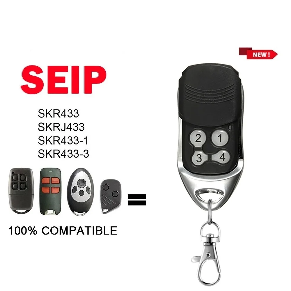 

Garage Remote Control SEIP SKRJ433 SKR433-1 SKR433-3 433MHz Barrier Gate Control Garage Door Command Door Opener Rolling Code