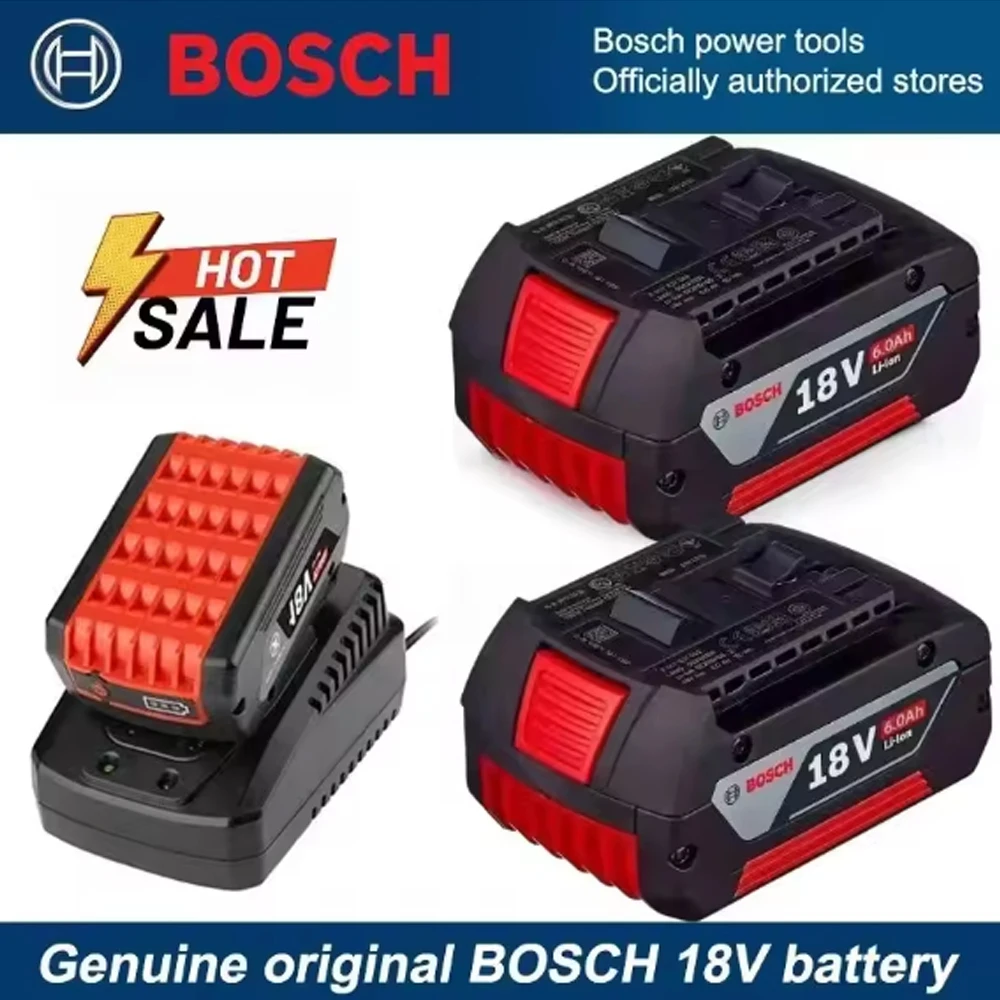 

100% original Bosch genuine 18V 6.0Ah lithium-ion battery GBA 18V 6000mAh 18V professional GBA GSR GSB BAT618 BAT609