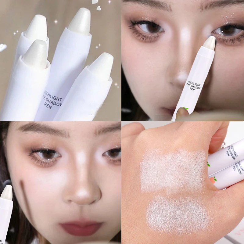 Eye Shadow Lying Silkworm Highlighter Pen Korean Eye Makeup Waterproof Matte Pearlescent White Brightening Eyes Corner Cosmetics