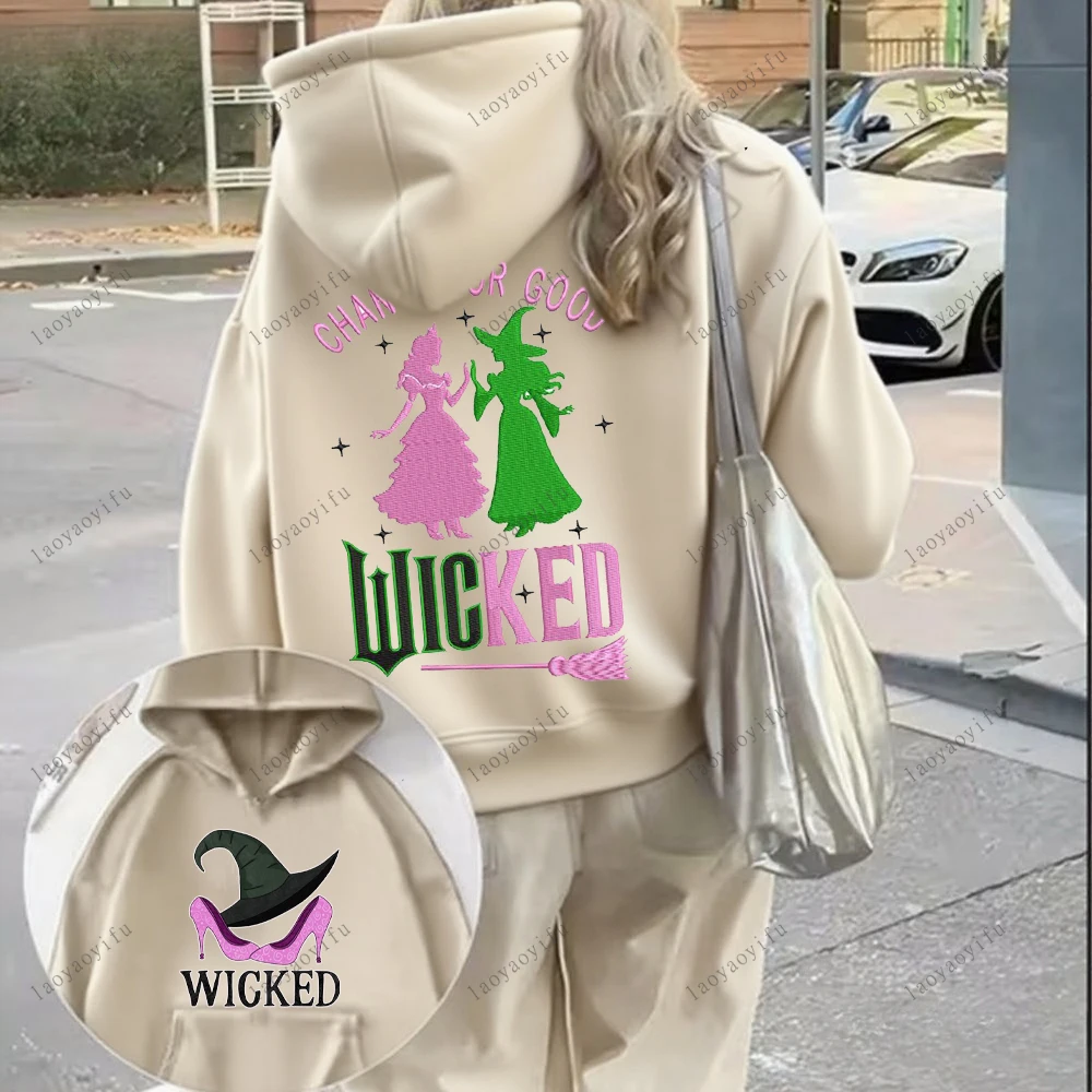 الجمالية الشريرة الخيال فيلم الجرافيك هوديي 2025 الرجال/النساء هوديس Harajuku الجمالية للجنسين بلوفر شتوي البلوز