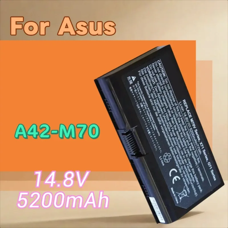 

14.8V 5200mAh A42-M70 Laptop Battery for Asus M70 M70SA M70V M70VM G71 G71V G71G G71GX G71VG N70SV N90SV X71 X72