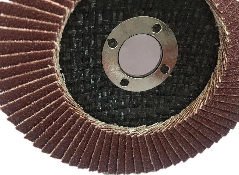 Ferramenta abrasiva óxido de alumínio 125mm 5 polegadas disco de aba de polimento roda de aba para metal