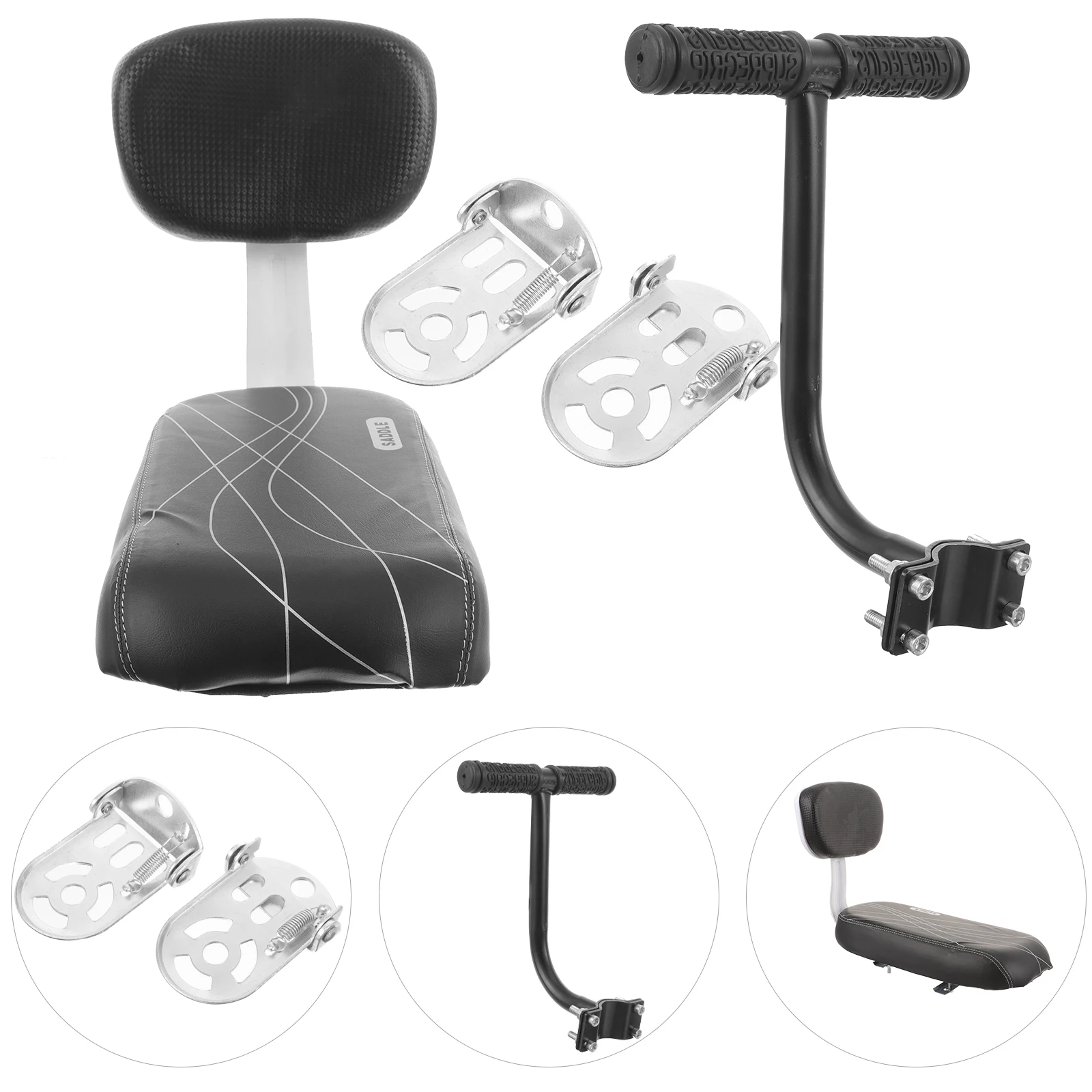 

Rear Seats Adult Bike Backseat Cushion Durable Sponge Seatboard H rails Mountain Bikes Electric Vehicles Accessories