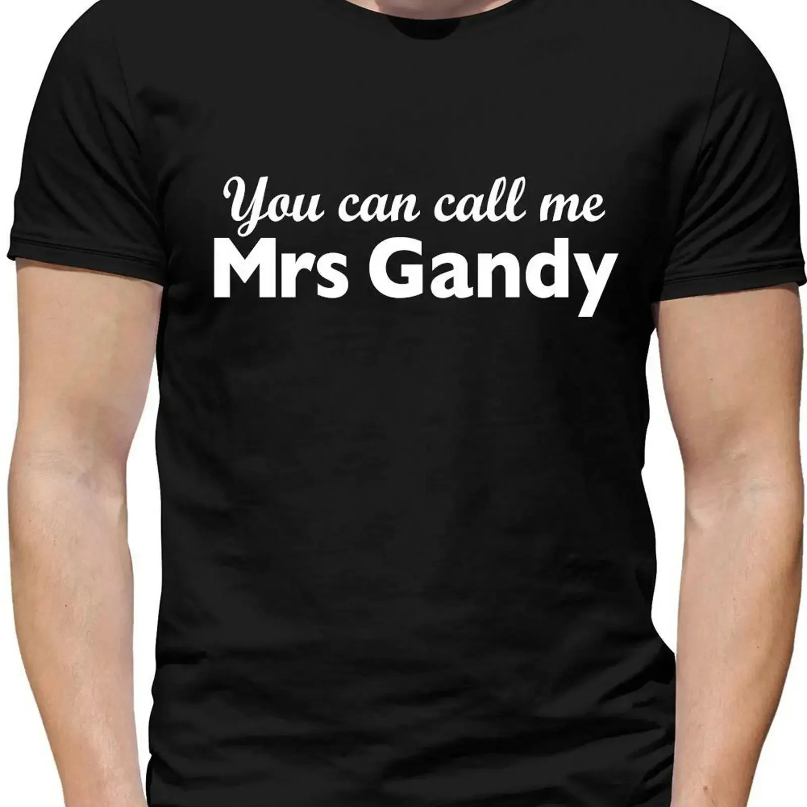 Call Me Mrs Gandy Herren T Shirt Model Dolce Film Schauspieler Geschenk vintage Washed homme Soft designer clothes Breathable