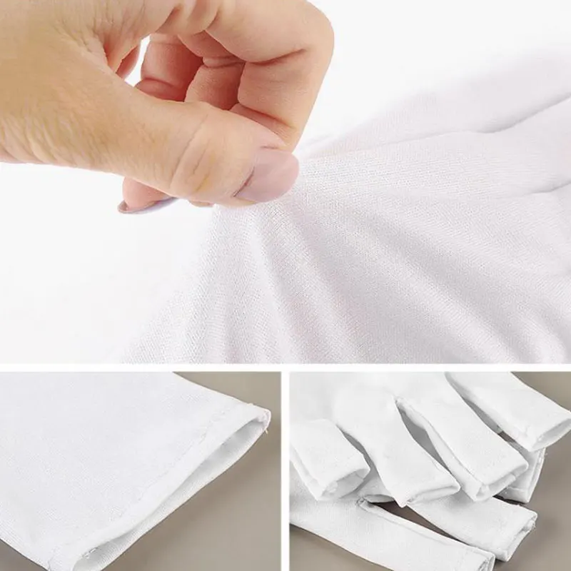 1 par luvas anti UV luva de proteção UV sem dedos manicure ferramenta de arte de unhas LED UV