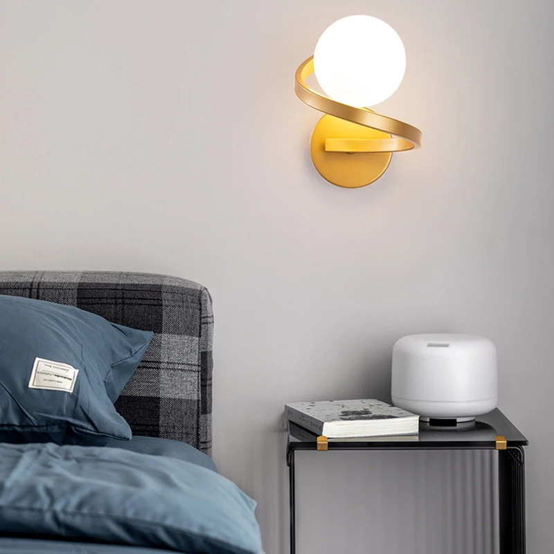 Innen-LED-Wand leuchten mit G9-Birne für Schlafzimmer Nachttisch Wohnzimmer AC85-265V Schwarz gold 7w Wand leuchten auf und ab Leuchte