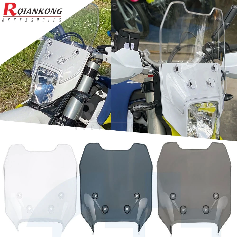 Windscreen Windshield For Husqvarna 125-501 TE/FE/TC/FC/FX/TX FC FE FX TC TE TX 125 250 300 350 450 501 2017-2025 Wind Deflector