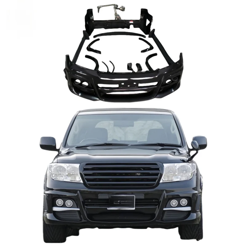 High Quality 2012-2015 Land Cruiser Wald Style Large Surround Front Rear Bumper Body Kit