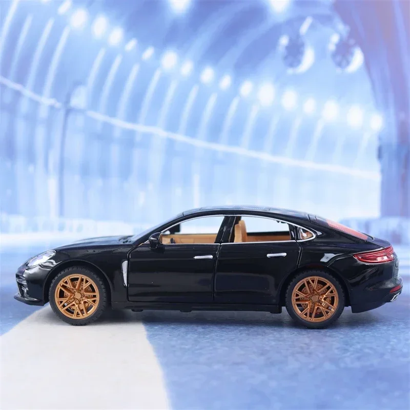 1:24 Porsche PanameraกีฬารถจําลองDiecastโลหะผสมรุ่นรถเสียงดึงกลับคอลเลกชันของเล่นเด็กของขวัญX57