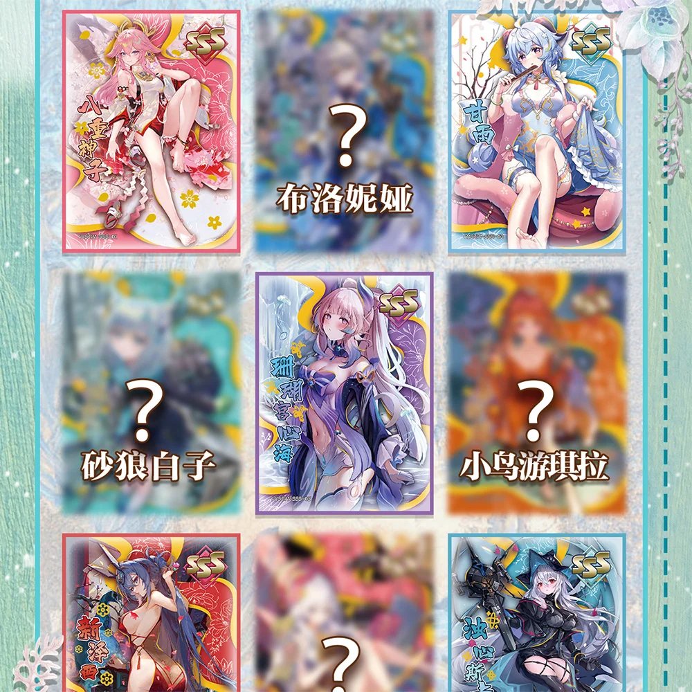 Goddess Story dimensional World 4การ์ดอะนิเมะกล่องบูสเตอร์ waifu TCG CCG doujin ของเล่นและงานอดิเรกของขวัญ