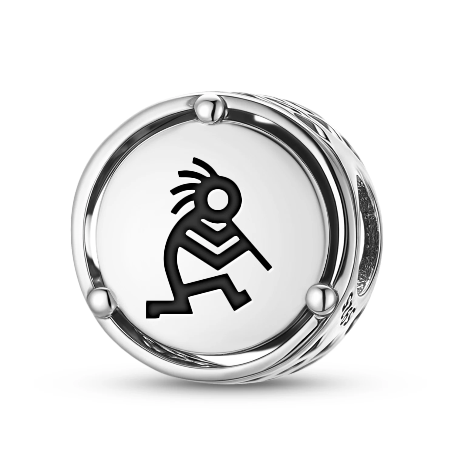 

Hopi Kokopelli 925 Sterling Silver Symbol Charm Fit Original Bracelet Diy Jewelry Accessories Family Bead