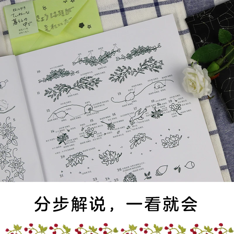 3 شرائح مجانية من خيط التطريز أحادي الخيوط. 、تطريز للمبتدئين: 500 أنماط لطيفة وكيفية خياطةهم