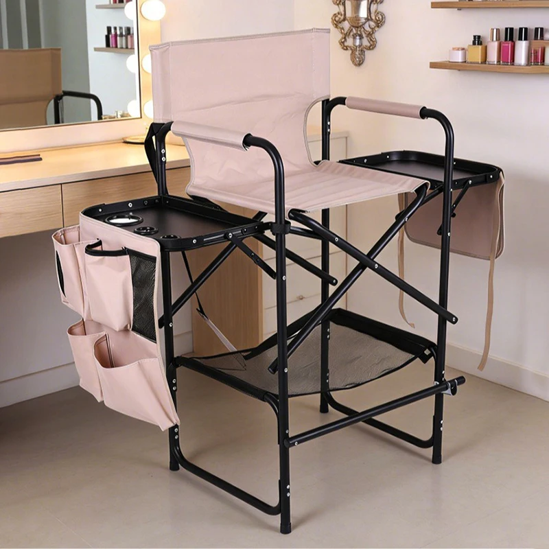 Foldable Director Chair Outdoors Makeup Chairs Multifunctional Portable Barber Chair Simple Comfortable Film Crew Shot Chairs