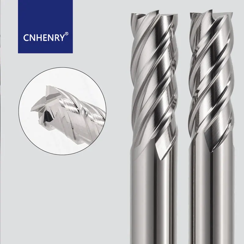 HRC65 Keramik-Schaftfräser, hochtemperaturbeständiger CNC-Fräser für hochharten Stahl, Gusseisen, Keramikfräser