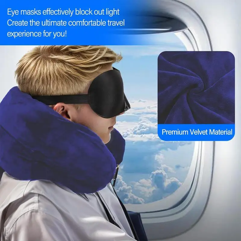 Fillable Travel Neck Pillow Case Carryable Pillowcase Storage Bag Airplane Cushion Travel Neck Pillow Self-filling Travel