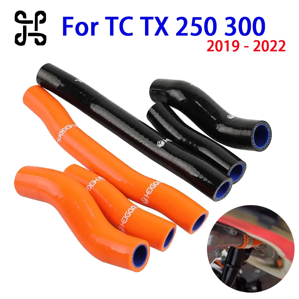 

For HUSQVARNA TE 250i 300i 2020 - 2023 TC TX 250 300 2019 - 2022 Silicone Radiator Hose Pipe Coolant Tube Water Hose Accessories