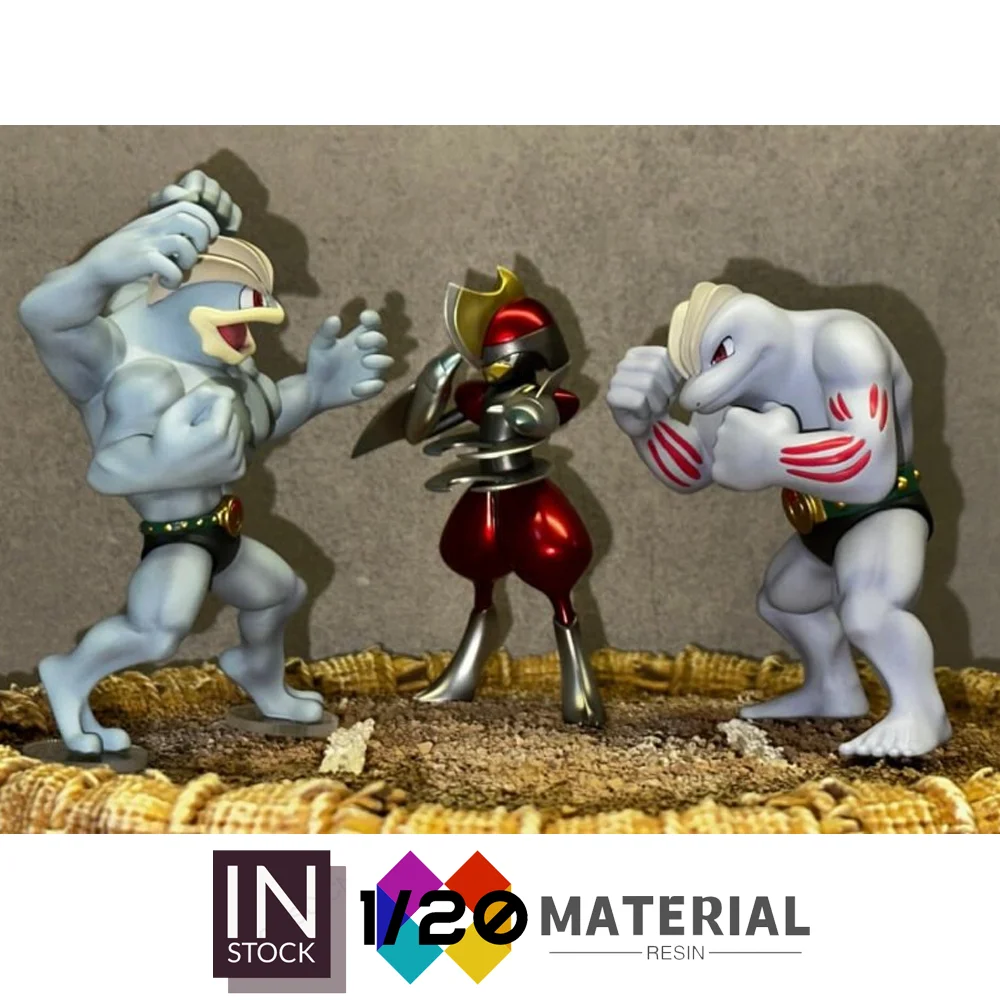 [En Stock] Maqueta de Resina a Escala 1/20 [TRAINER HOUSE] – Machop, Machoke y Machamp