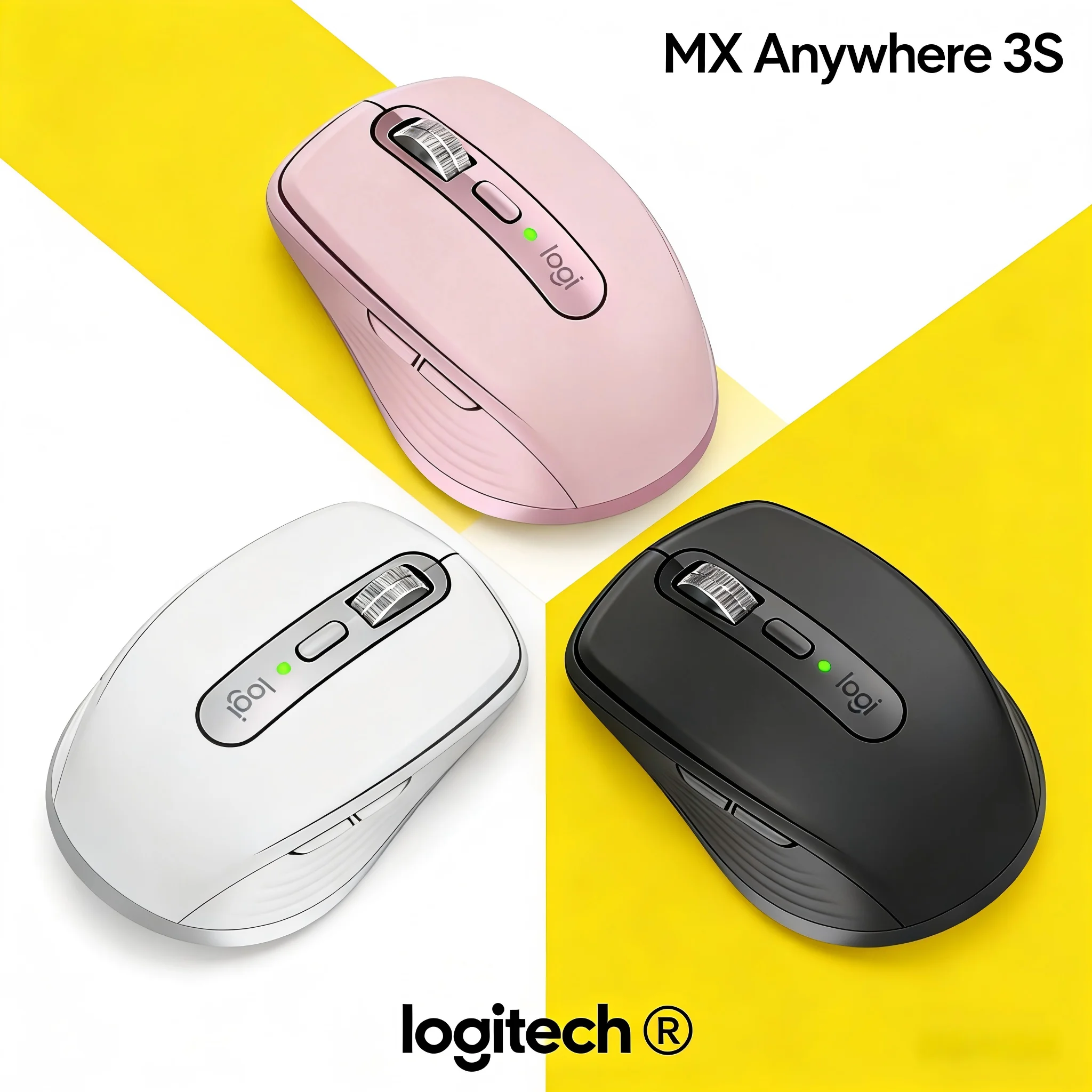 

Мышь Logitech MX Anywhere 3S с оптическим датчиком Glass Surface Tracking, 8000 DPI, сверхточный отклик, MagSpeed Scroll, антискользящее покрытие