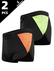Men's Running Shorts with Waist Pockets Black Athletic Shorts Regular Fit Casual Breathable Quick Drying Swimming for Men Gym