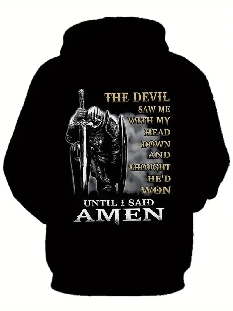 

Мужская толстовка свободного кроя с капюшоном, черный пуловер в уличном стиле, повседневная американская рубашка с капюшоном, подходит для рождественских подарков