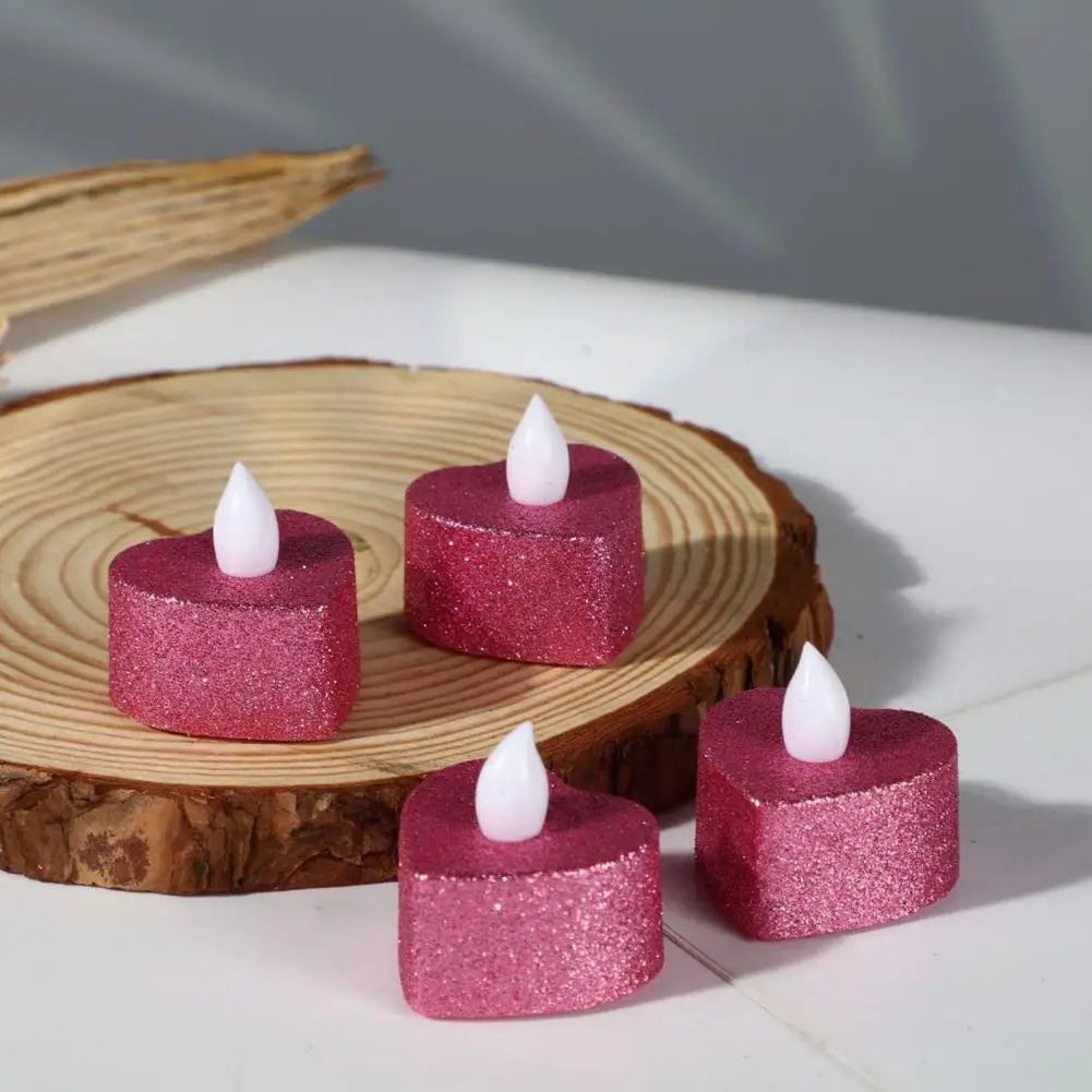 Flameless LED Tea Light Candles, Realistic Flickering Wicks, Bateria, Decoração do lar