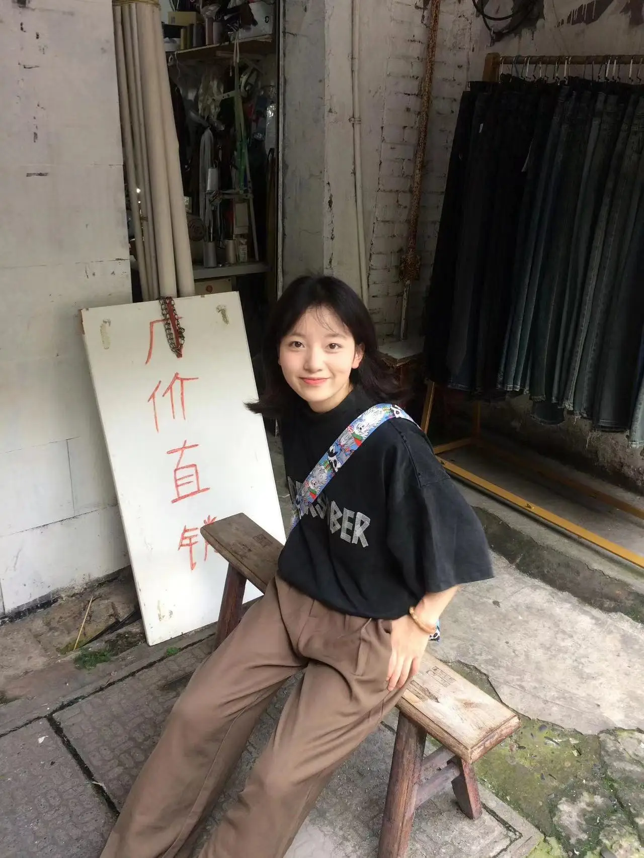 

Pure Cotton ort Sve T-irt Student Base Layer Print Slim Fit f Sve Trendy INS Hong Kong Sle Versatile Summer T-...