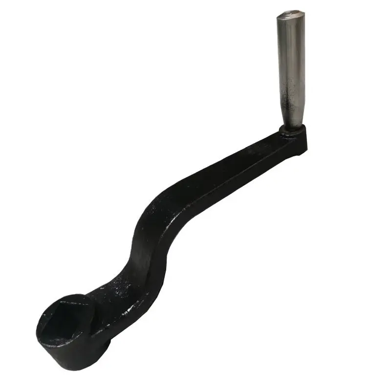 Machine tool lathe milling machine lifting handle inner square hole rocker hand crank 1215 17 19/22 20 steel wrench