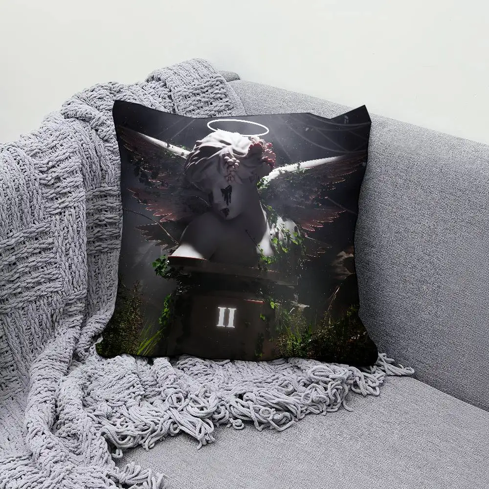 

J-Junior H SAD BOYZ 4 LIFE II 30x30cm 45x45cm Pillow Case Decor Protective Covers Comfortable Soft For Sofa Living Room Home Off