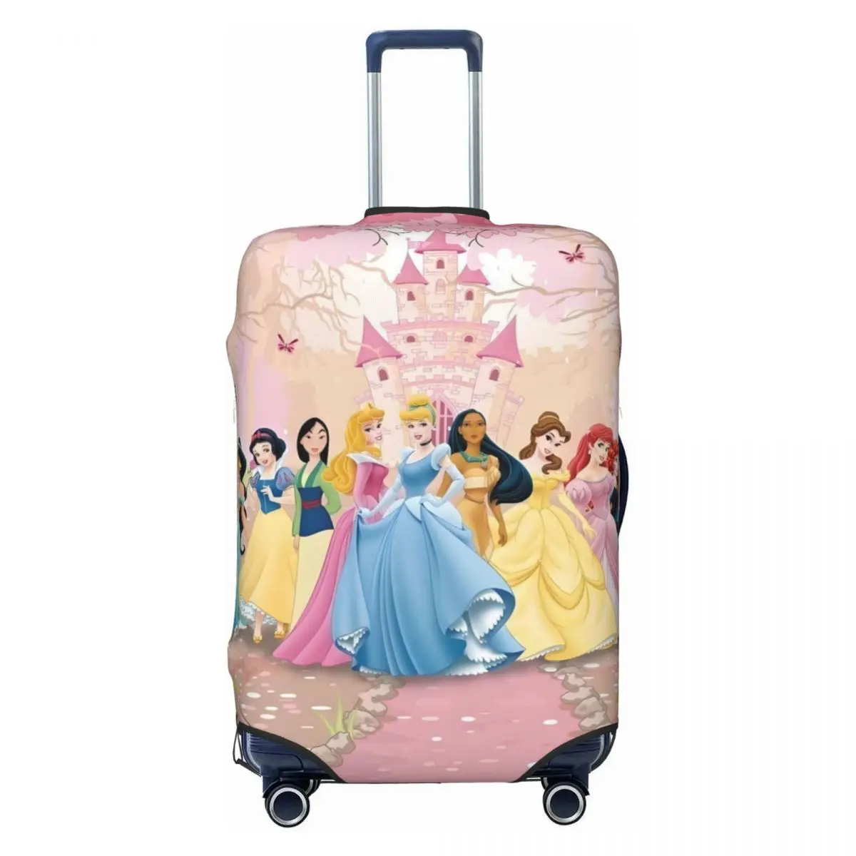 

Custom Princess Suitcase Cover Dust Proof Cartoon Movie Kawaii Film Luggage Covers Protector for 18-32 inch