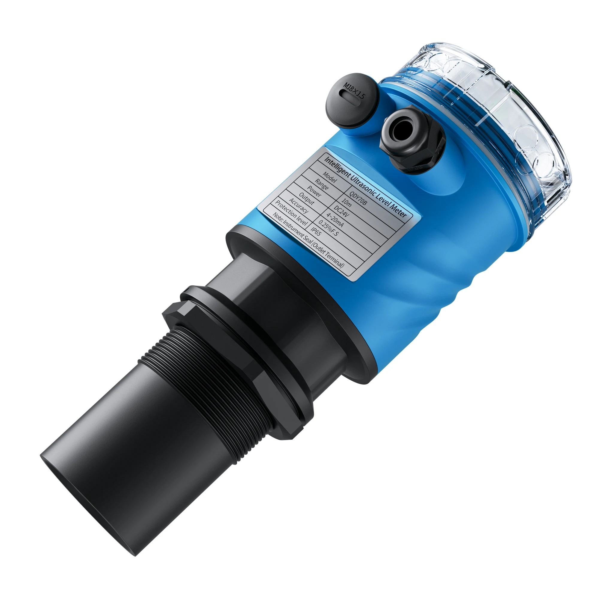 Sensor de nivel ultrasónico 5M 10M 15M 20M transmisor de nivel de tanque de combustible diésel de aceite Exproof 4-20mA RS485 medidor de nivel inteligente