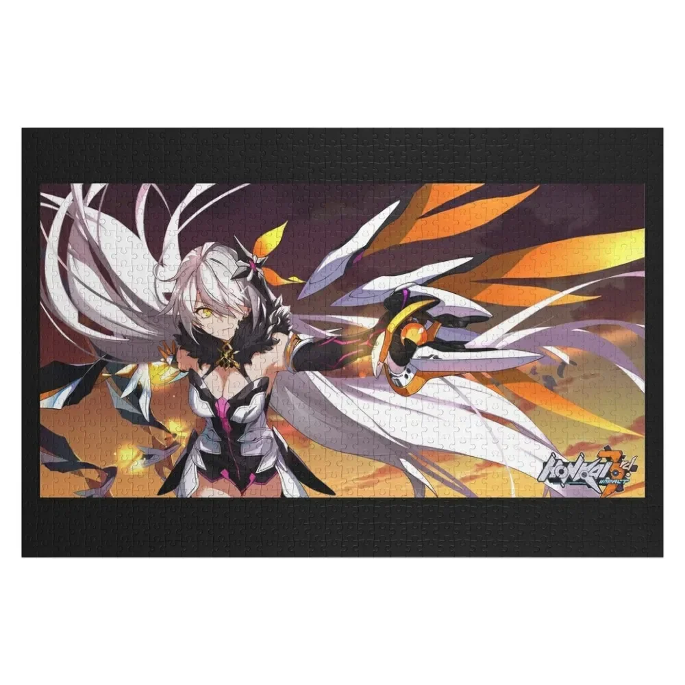 

Honkai impact kiana desk mat Jigsaw Puzzle Personalized Gifts Wood Adults Puzzle